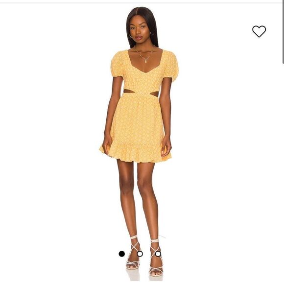 NWT Womens Revolve Brand LIKELY Isabella Dress, in Yellow, Size 12 - Picture 1 of 9